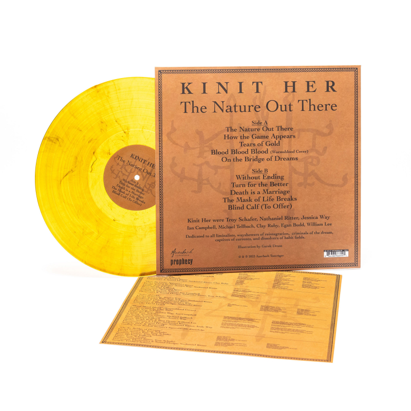Kinit Her - The Nature Out There Vinyl LP  |  Amber/Black Marble