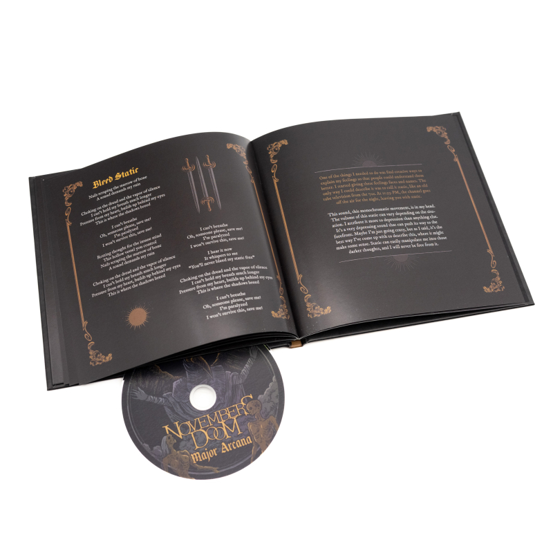Novembers Doom - Major Arcana Artbook CD 