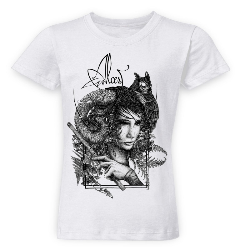 Alcest - Faun Girlie-Shirt  |  M  |  white
