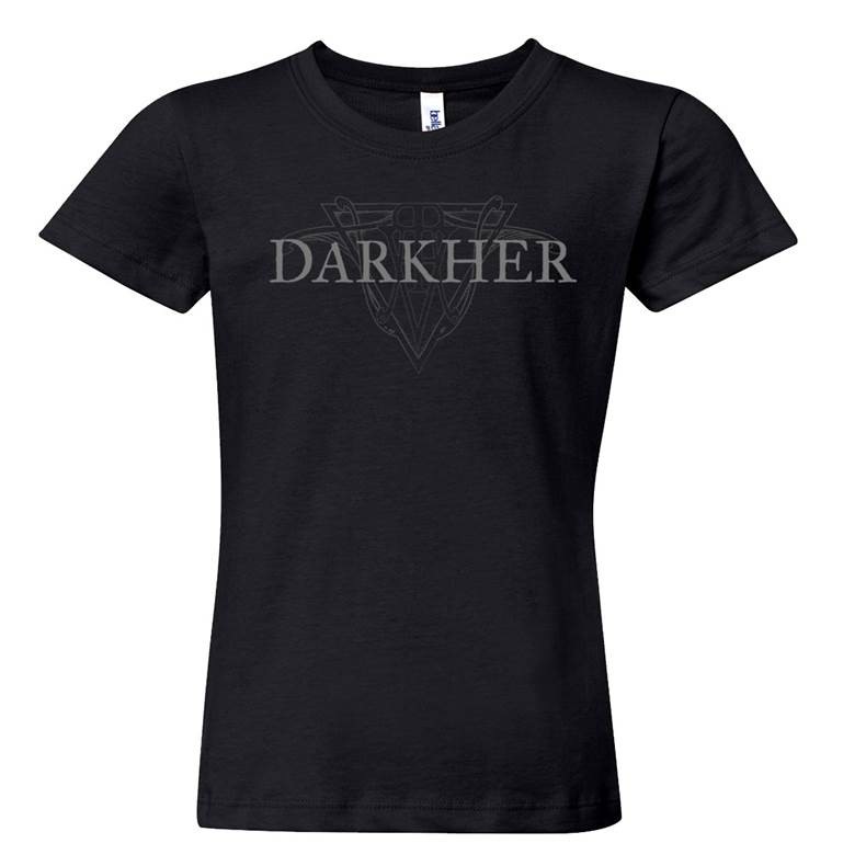 Darkher - Logo Girlie-Shirt  |  S  |  black