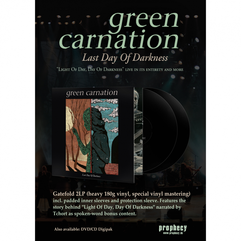 Green Carnation - Last Day Of Darkness Vinyl 2-LP Gatefold  |  black