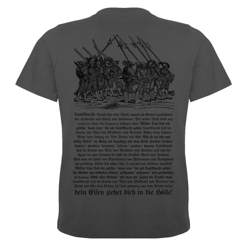 Helrunar - Landsknecht T-Shirt  |  XL  |  grey