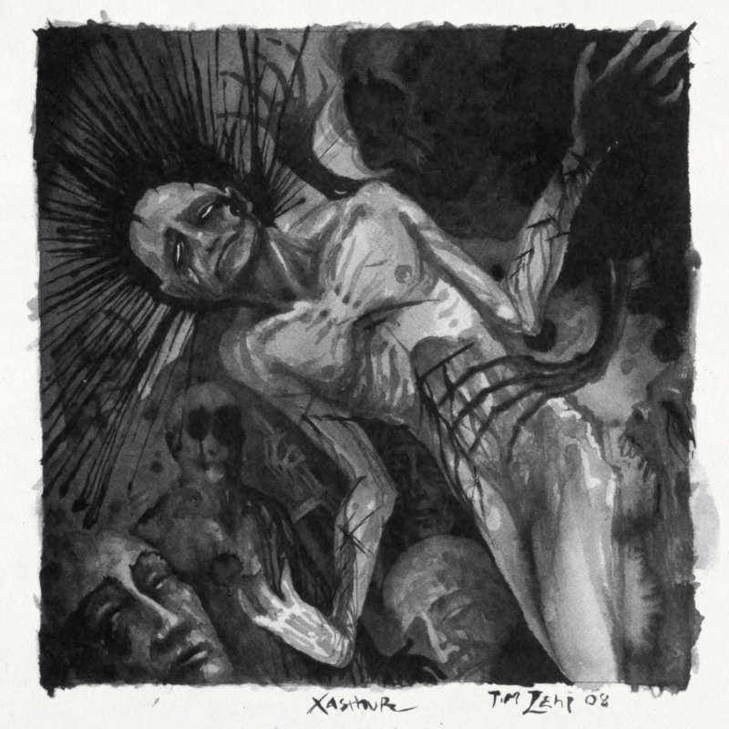 Xasthur - All Reflections Drained Vinyl 2-LP Gatefold  |  Silver/Blue Marble