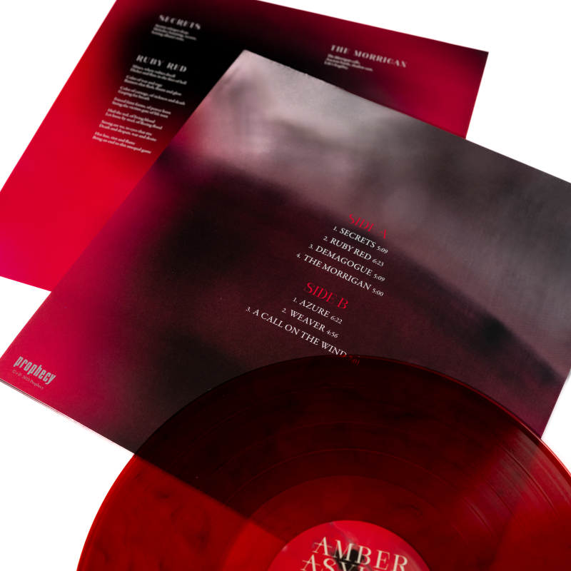 Amber Asylum - Ruby Red Vinyl LP  |  Red Transparent