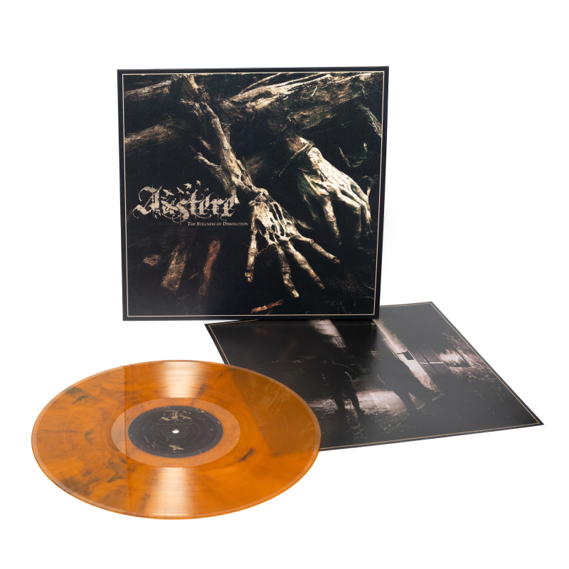 Austere - The Stillness Of Dissolution Vinyl LP  |  Orange/Black Marble