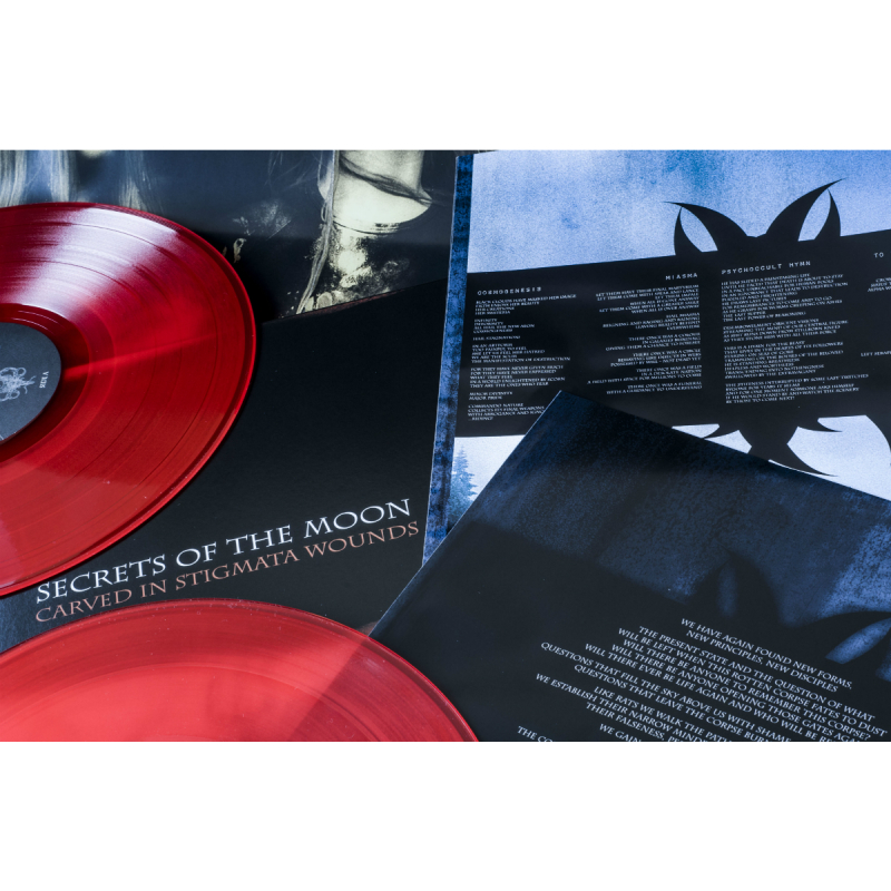 Secrets Of The Moon - Carved In Stigmata Wounds Vinyl 2-LP Gatefold  |  red