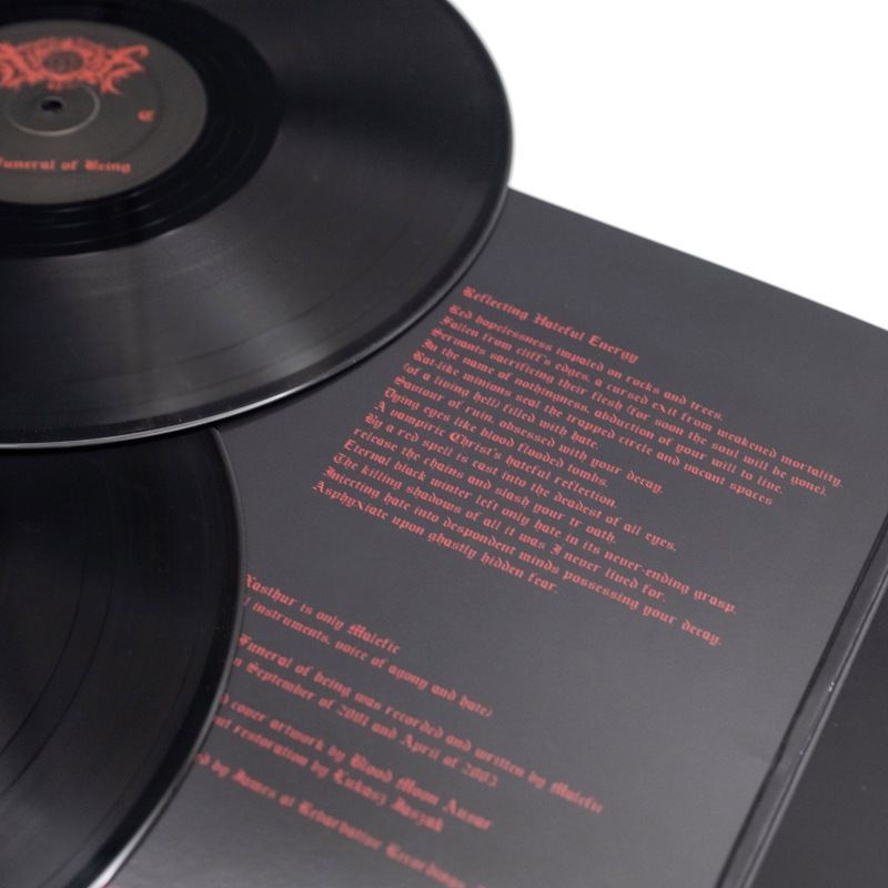 Xasthur - The Funeral Of Being Vinyl 2-LP Gatefold  |  Black
