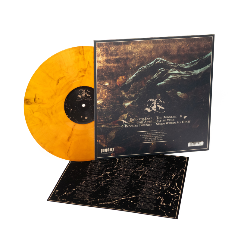 Austere - The Stillness Of Dissolution Vinyl LP  |  Orange/Black Marble