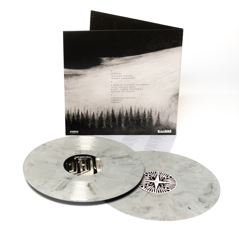 Hexvessel - Nocturne Vinyl 2-LP Gatefold  |  Grey/Black Marble