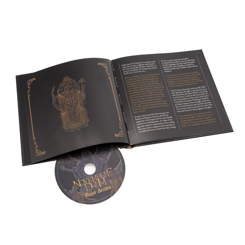 Novembers Doom - Major Arcana Artbook CD 